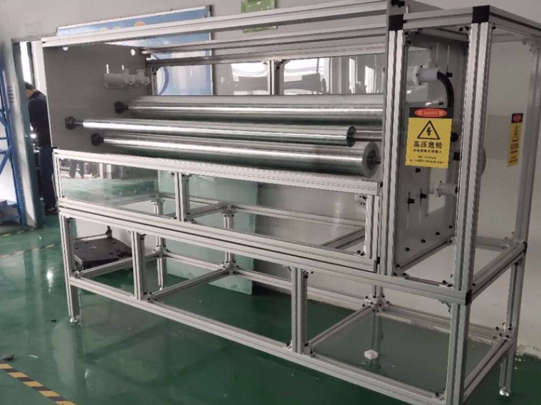 存放熔噴布使用哪種材料的倉儲貨架？澳宏提供全套鋁型材貨架方案！